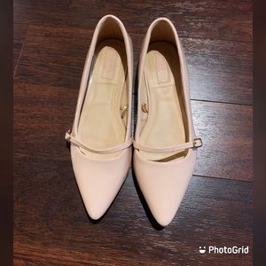 Forever 21 pink pointy flats